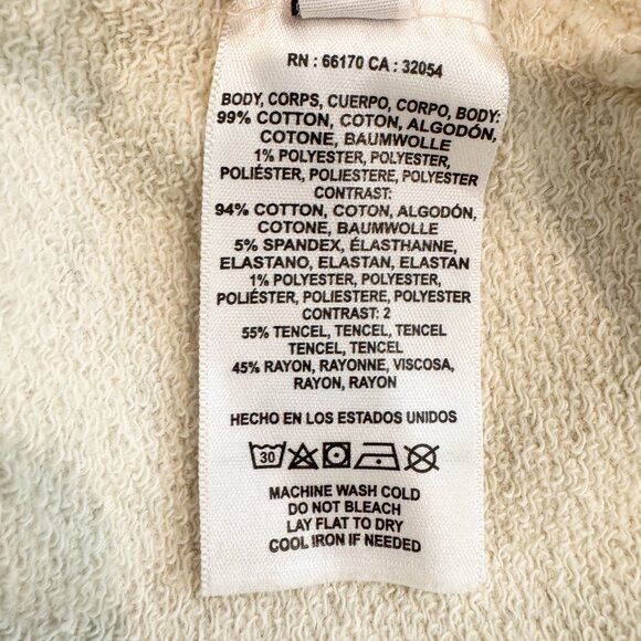 T.La Ribbed Trim Pocket Crewneck Pullover Sweatshirt Lounge Anthropologie Medium - Picture 8 of 10